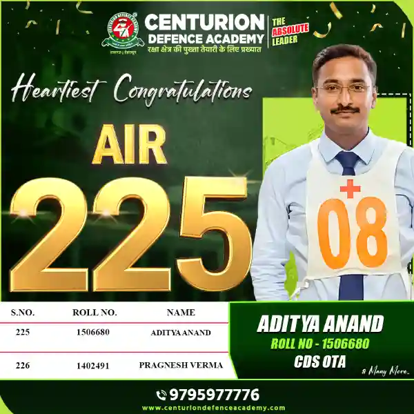 Centurion Defence Academy Selections