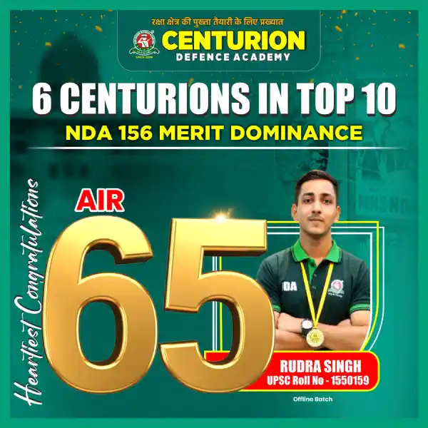 Centurion Defence Academy Selections NDA 156