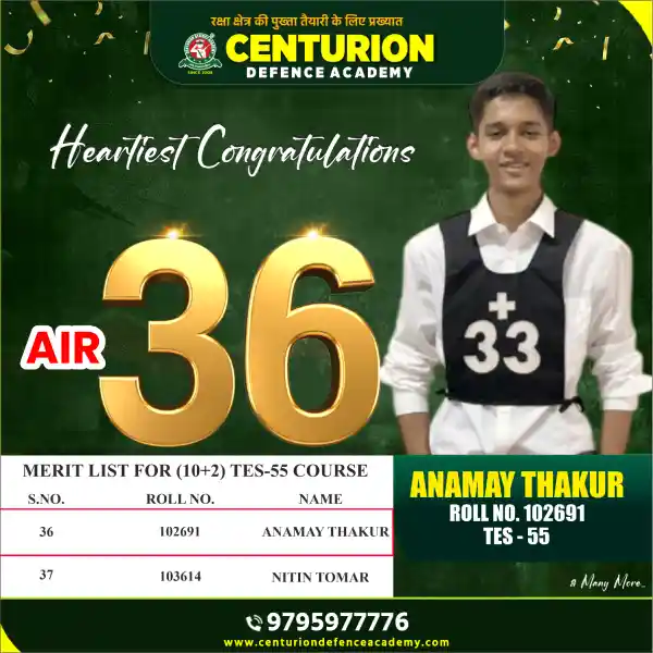Centurion Defence Academy Selections TES 55