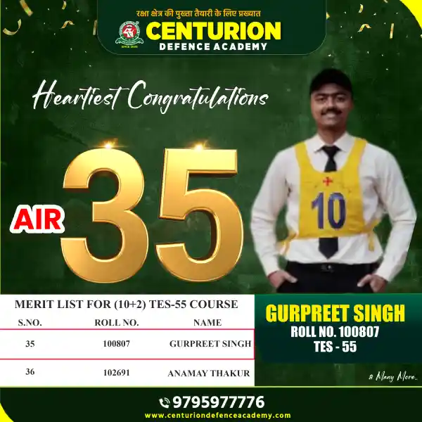 Centurion Defence Academy Selections TES 55